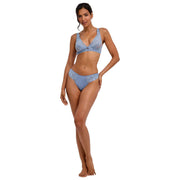 Falke Delicate Touch Triangle Bralette - Blue Steel