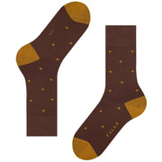 Falke Dot Socks - Cinnamon Brown