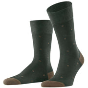 Falke Dot Socks - Forest Green