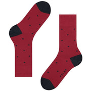 Falke Dot Socks - Scarlet Red