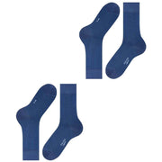 Falke Happy 2 Pack Socks - Royal Blue