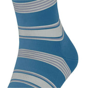 Falke Marina Stripe Socks - Nautical Blue