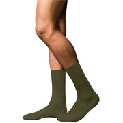 Falke No 13 Finest Piuma Cotton Socks - Artichoke Green