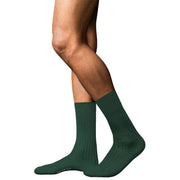 Falke No 13 Finest Piuma Cotton Socks - Hunter Green