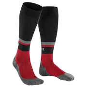 Falke RU Compression Energy Running Knee-High W3 Socks - Black/Scarlet Red