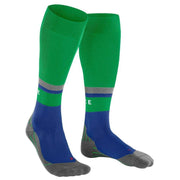 Falke RU Compression Energy Running Knee-High W3 Socks - Green/Blue