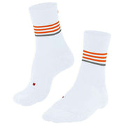 Falke RU4 Endurance Reflect Running Socks - White/Orange