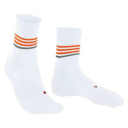 Falke RU4 Endurance Reflect Running Socks - White/Orange