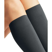 Falke Seidenglatt 40 Denier Knee High Tights - Graphite Grey