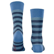 Falke Sensitive Mapped Line Socks - Bonnie Blue