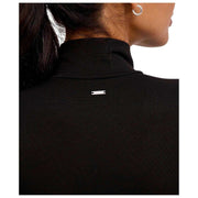 Falke Timeless Cotton Turtle-Neck Brief Bodysuit - Black