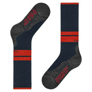 Falke TK Compression W3 Energy Trekking Knee-High Socks - Marine Navy/Orange