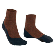 Falke TK2 Explore Wool Trekking Short Socks - Samba Orange