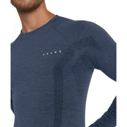 Falke Wool Tech Long Sleeve Shirt - Capitain Blue