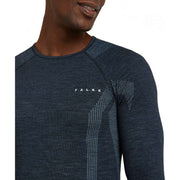 Falke Wool Tech Long Sleeve Shirt - Space Blue