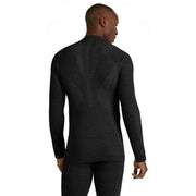 Falke Wool Tech Long Sleeve Zip Shirt - Black