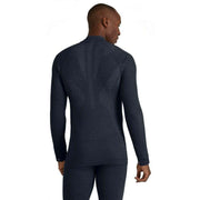 Falke Wool Tech Long Sleeve Zip Shirt - Space Blue