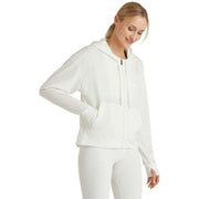 Falke Yoga Hooded Zip Jacket - Off White