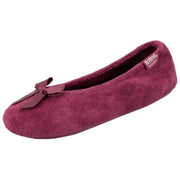 isotoner-terry-ballerina-slippers---burgundy-34523051
