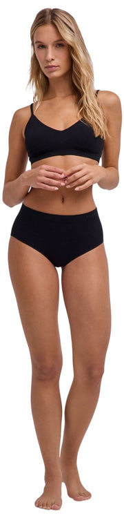 Falke Daily Seamless Mid Waist Brief - Black