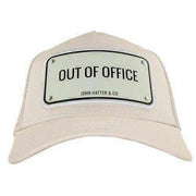 john-hatter-out-of-office-aluminium-trucker-cap---off-white-34429163