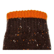 dents-argyle-marl-yarn-knitted-gloves---chocolate-brownpumpkin-orange-34478108