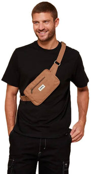Hindbag Harry Rectangular Bum Bag - Cinnamon Brown