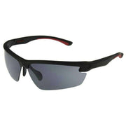 Foster Grant Blade Sports Wrap Sunglasses - Rubberised Black