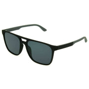 Foster Grant Flat Top Pilot Sunglasses - Soft Touch Black