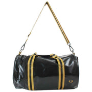 Fred Perry Tipped Classic Barrel Bag - Black/Gold