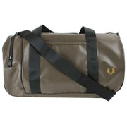 Fred Perry Tonal Barrel Bag - Uniform Green/Gold