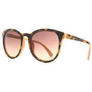 French Connection Soft Preppy Sunglasses - Peach/Brown