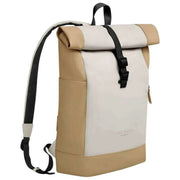 Gaston Luga Splash Rolltop 16" Backpack - Latte Brown/Cloud Cream