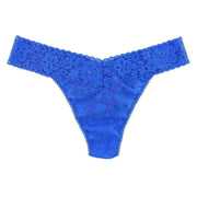 Hanky Panky Daily Lace Original Rise Thong - Bold Blue