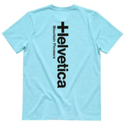 Helvetica Mountain Pioneers Faro 2 T-Shirt - Sky Blue