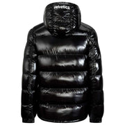 Helvetica Mountain Pioneers Space Hooded Jacket - Black