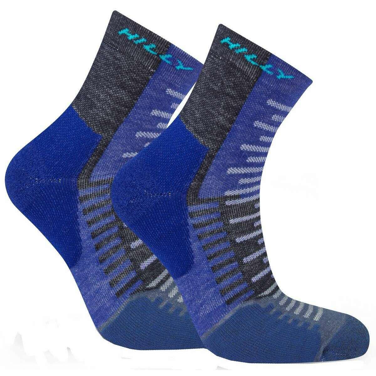 Hilly Active Anklet Socks Cobalt Blue/Black - Main Image