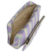 Hindbag Alix Extra Large Toiletry Bag - Green/Parma Stripes