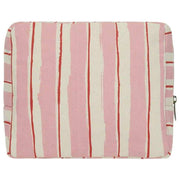 Hindbag Alix Extra Large Toiletry Bag - Pink/Red Stripes