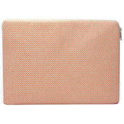 Hindbag Ava Medium Weave 15inch Laptop Case - Coral Pink