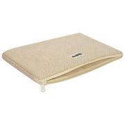 Hindbag Ava Medium Weave 15inch Laptop Case - Nude Beige
