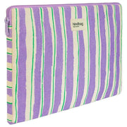 Hindbag Ava Small 13inch Laptop Case - Green/Parma Stripes