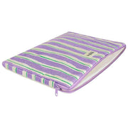 Hindbag Ava Small 13inch Laptop Case - Green/Parma Stripes