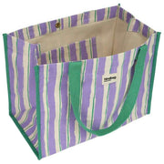 Hindbag Claude Tote Bag - Green/Parma Stripes