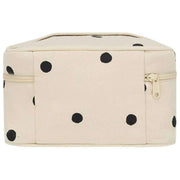 Hindbag Gaspard Vanity Bag - Off White Polka Dot