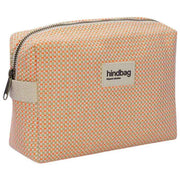 Hindbag Leon Woven Toiletry Bag - Coral Pink