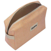 Hindbag Leon Woven Toiletry Bag - Coral Pink