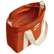 Hindbag Louise Square Crossbody Bag - Velvet Brick Orange