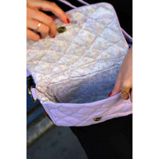Hindbag Margault Quilted Shoulder Bag - Lilac