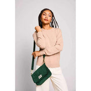 Hindbag Margault Shoulder Bag - Velvet Pine Green